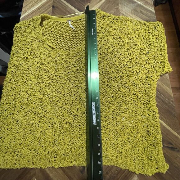 Free People‎ Sweater Sunday Shore Knit Cotton Blend Womens Medium - Picture 8 of 9